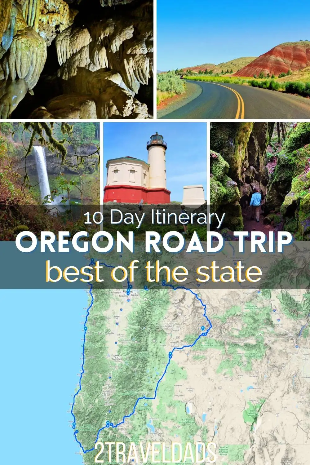 10 Road Trip plan for the best of Oregon, from the rugged Oregon Coast to the mountain waterfalls and the colorful high desert. Oregon's best sights in 10 days of epic road trip.