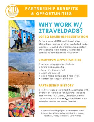 2TravelDads: the originial LGBT Family Travel blog - media kit