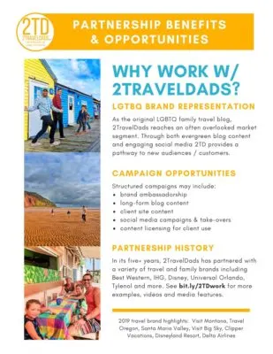 2TravelDads: the originial LGBT Family Travel blog - media kit