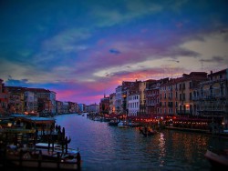 Venetian Sunset Venice Grand Canal