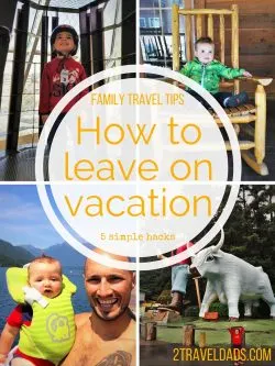 Getting ready to leave on a family travel vacation can be stressful. Here are five tips to take the stress out of travel prep! 2traveldads.com