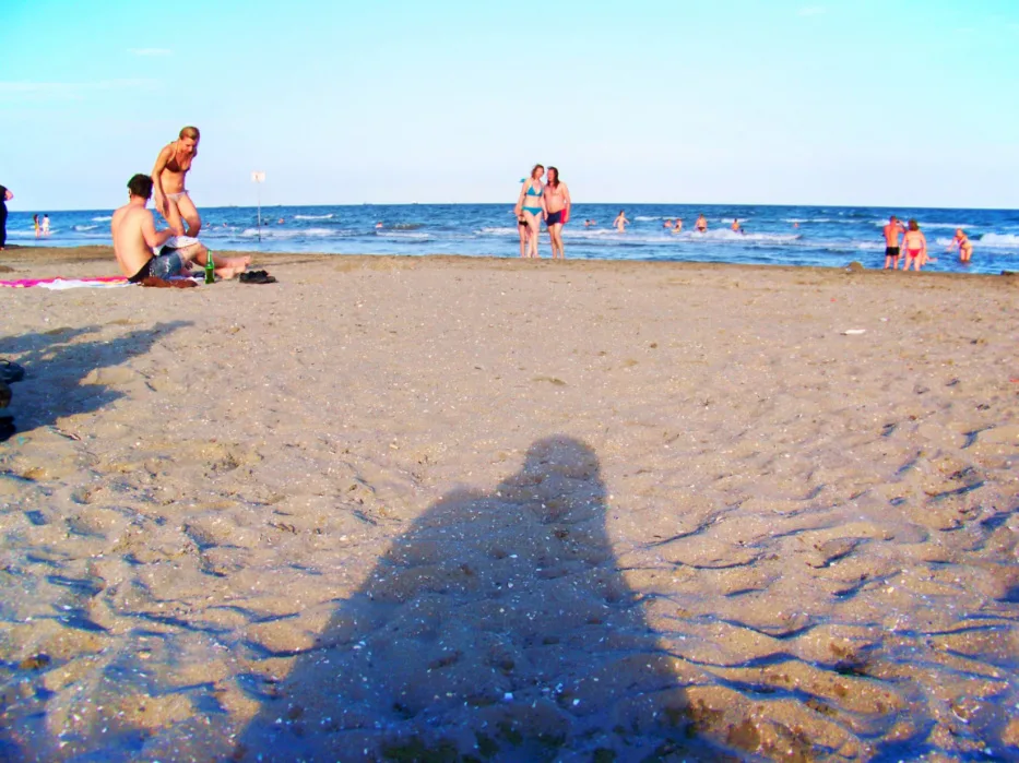 Beach on the Lido Venice Italy 1