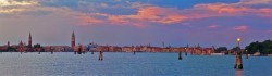 Venetian Sunset Venice from Lido 2