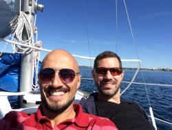 Chris and Rob Taylor Sailing Victoria