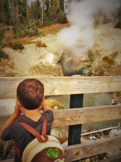 LittleMan at Dragons Cauldron Mud Volcano Yellowstone 2