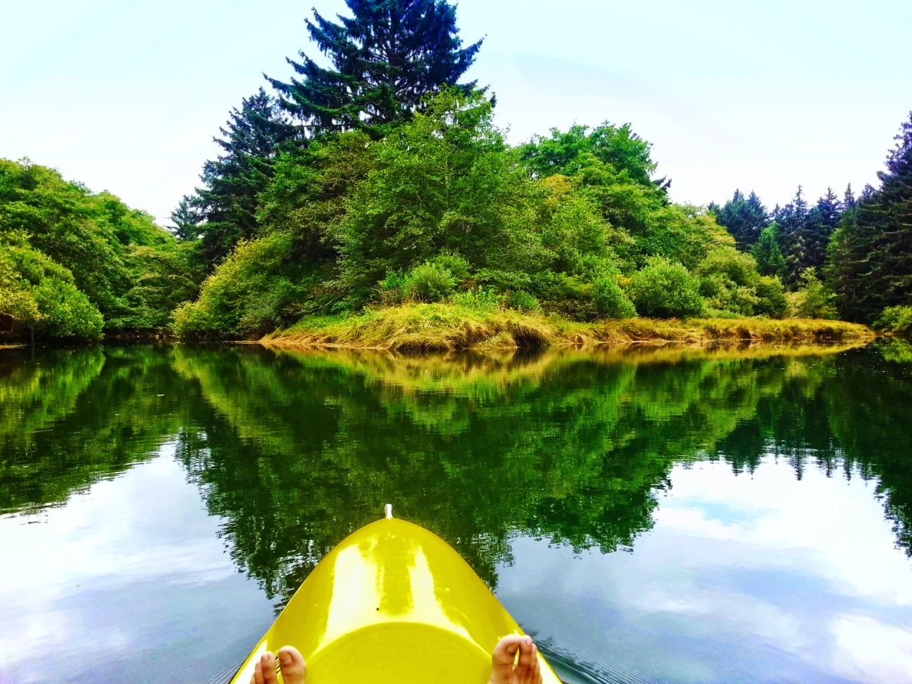 Reflections while Kayaking on Quilute River La Push Olympic Peninsula 2