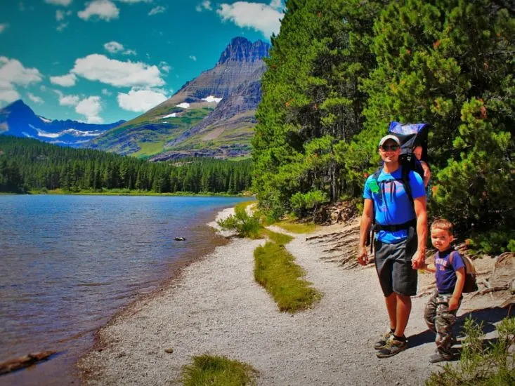 Rob Taylor and Dudes at Bullhead Lake Glacier National Park