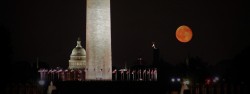 Washington DC Capitol Monument and Blood Moon Header