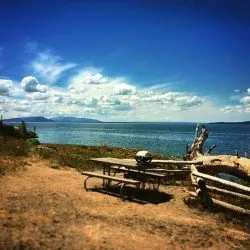 BBQ Picnic Site Steamboat Point Lake Yellowstone 1