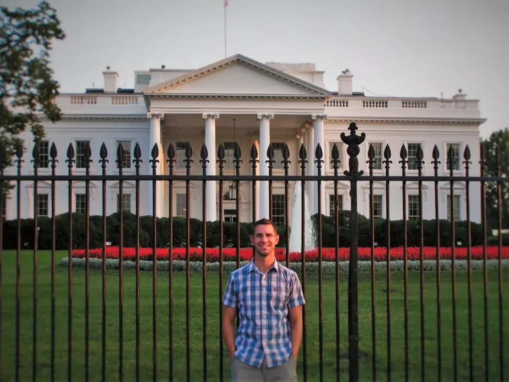 Chris Taylor at White House Washington DC