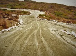 Dirt Road to Beach Baja California Norte