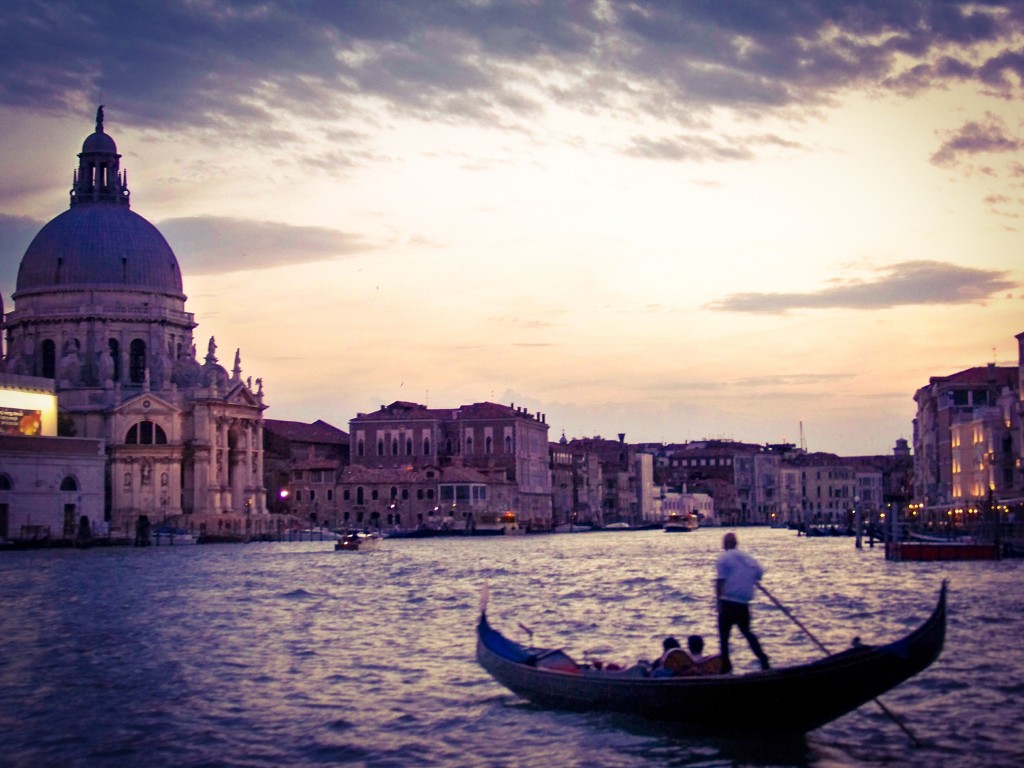 Grand Canal Venice Rainstorm 1