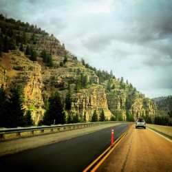 Highway to Glacier National Park Montana