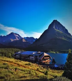 Many Glacier Hotel and Swiftcurrent Lake Glacier National Park 2