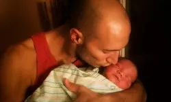 Rob Taylor and LittleMan baby 1