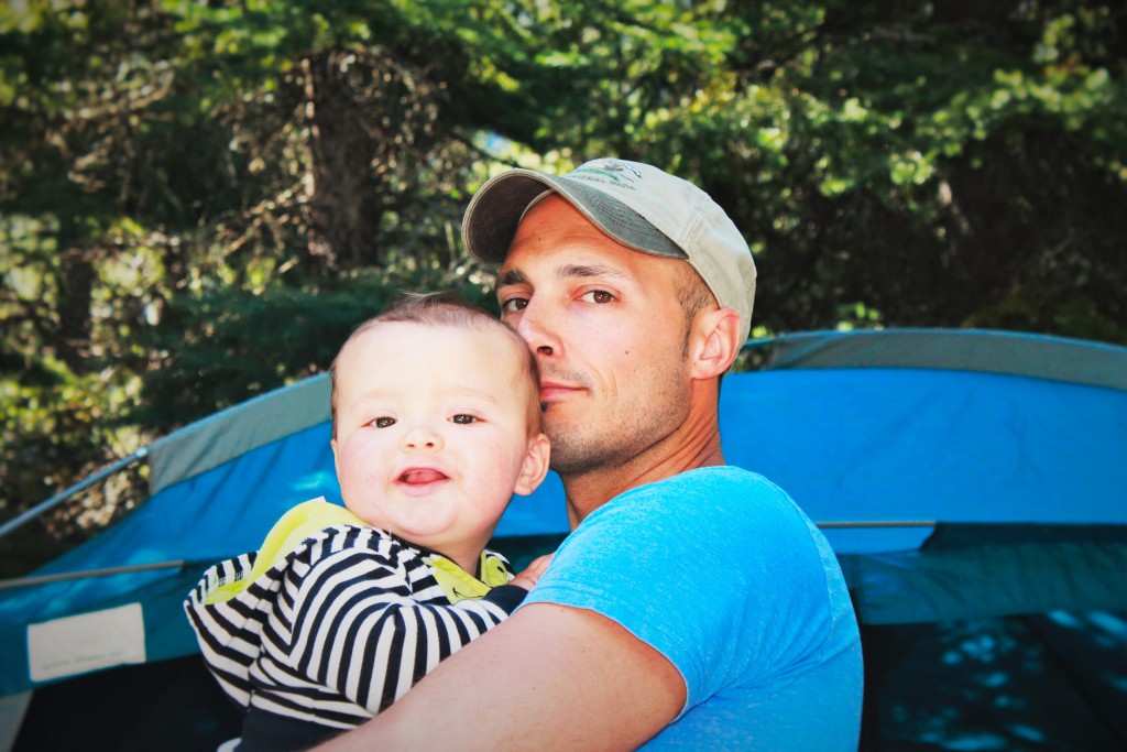 Rob Taylor and TinyMan camping in Glacier National Park 2