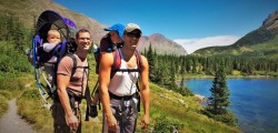 Taylor Family Hiking with kids Glacier National Park 2 header