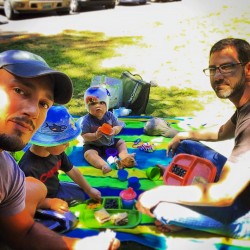 Taylor Family at Hoh Rainforest Picnic