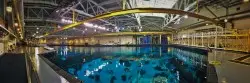 Whale Shark Tank from Above Behind the Scenes Georgia Aquarium pano 3