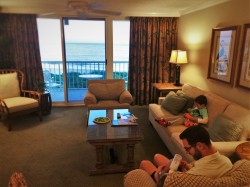 Chris Taylor and Dudes Relaxing in Suite at King and Prince Resort St Simons GA 1