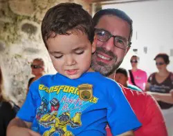 Chris Taylor and LittleMan Junior Ranger Castillo San Marcos St Augustine 2