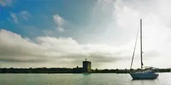 Fort Matanzas National Monument from river in St Augustine FL 1