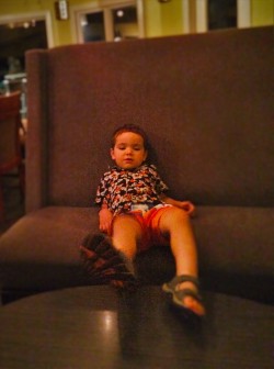 LittleMan on Couch at Casa Marina Penthouse