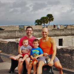 Taylor Family at Castillo San Marcos St Augustine Florida 1 square