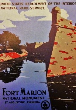 Vintage Fort Marion postcard