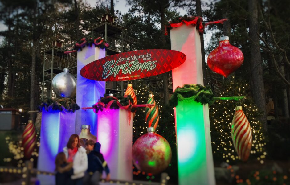 Christmas Decor at Stone Mountain Park in Atlanta Georgia 2