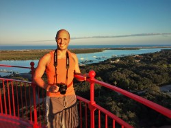 Rob Taylor at the top of the St Augustine Lighthouse 1