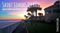 Visit St Simons Island in Georgia's Golden Isles for an ideal family getaway filled with beaches, history, Spanish moss and great food! 2traveldads.com