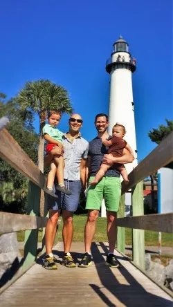 Taylor Family at St Simons Island Lighthouse Georgia 1