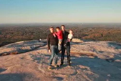 Taylor Family on Stone Mountain Park in Atlanta Georgia 1