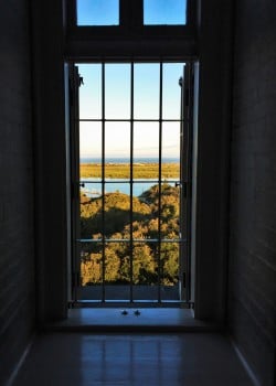 View through Iron Window in St Augustine Lighthouse 1