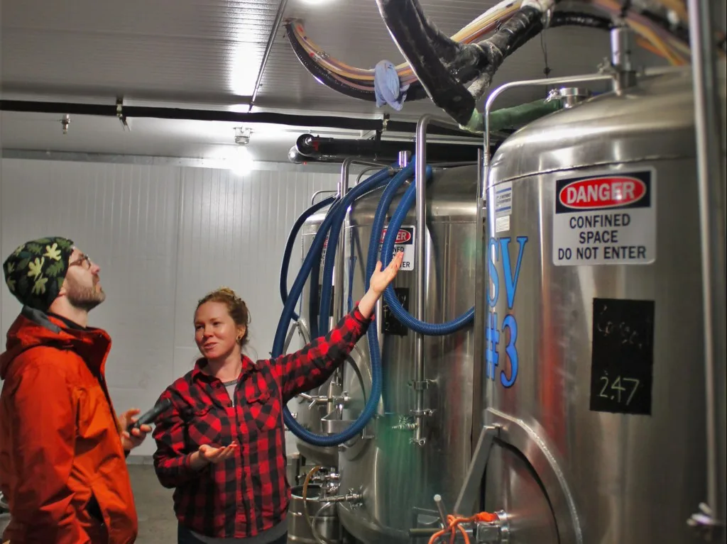 Beer Brewing Tanks at Icicle Brewing Company in Leavenworth WA 5 2traveldads.com