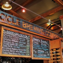 Beer Menu Boards at Icicle Brewing Company in Leavenworth WA 1