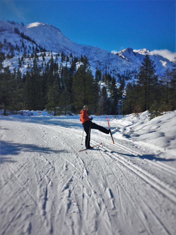 Chris Taylor Cross Country Skiing at Sleeping Lady Resort Leavenworth WA 3