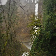 From Trail at Multnomah Falls Oregon 1