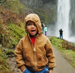 LittleMan at Latourell Falls Oregon 1