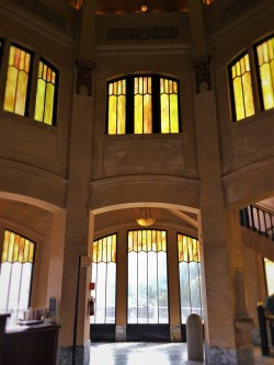 Inside Vista House at Crown Point Waterfall Area Columbia Gorege Oregon 1