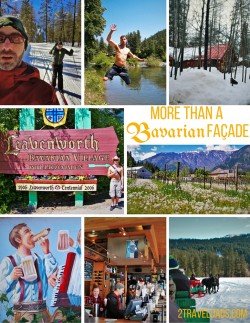 Whether it's for family travel or a couple's weekend getaway, Leavenworth, Washington is an amazing escape from Seattle. See what's so great about this faux-Bavarian town. 2traveldads.com