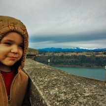 LittleMan at Vista House Columbia Gorge Oregon