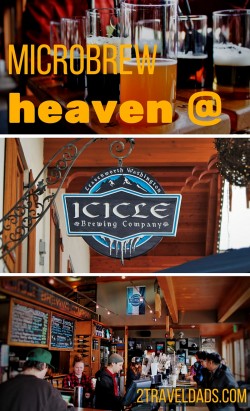 Icicle Brewing Co in Leavenworth, Washington makes some unique and tasty microbrews. German chocolate cake... as a beer? Yes please! 2traveldads.com
