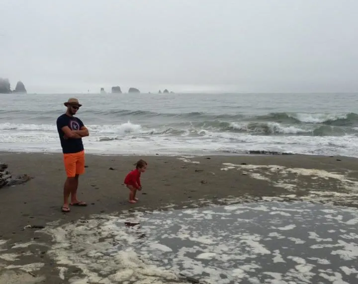 Rob Taylor and LittleMan La Push Olympic Peninsula