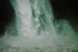 Splash Zone at Horstail Falls Waterfall Area Oregon 2