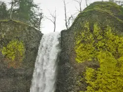 Top of Latourell Falls Columbia Gorge Oregon