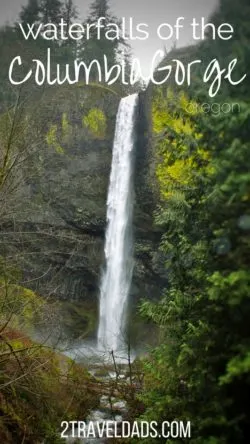 The waterfalls of the Columbia Gorge are one of the seven wonders of Oregon. From Multnomah Falls to the Oneonta Gorge, there are sights and hikes for everyone. An easy day trip from Portland. 2traveldads.com