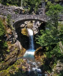 Christine Falls in Mount Rainier National Park 2traveldads.com