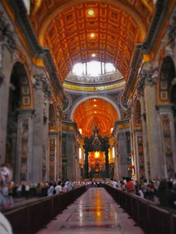 Inside St Peters Basillica from Wherever I May Roam1